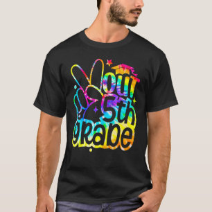 T-shirt Peace Out 5e année d'études Dernier jour de l'écol