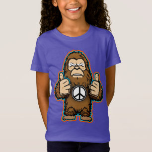 T-shirt Peace Sasquatch