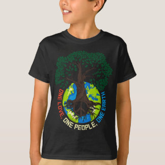 T-shirt Peace Tree Love - Protection De l'environnement Ea