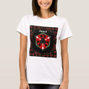 T-shirt "Peace : with Shield Emblem"