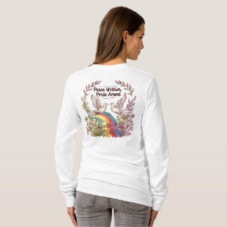 T-shirt Peace Within, Pride Around – LGBTQ Camping Nature