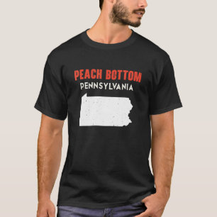 T-shirt Peach Bottom Pennsylvanie USA State America Travel