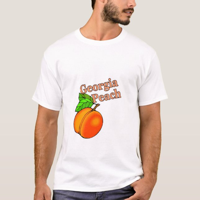 T-shirt Peach de Géorgie (Devant)