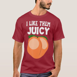 T-shirt Peach Nectarines Apricots Panier de fruits