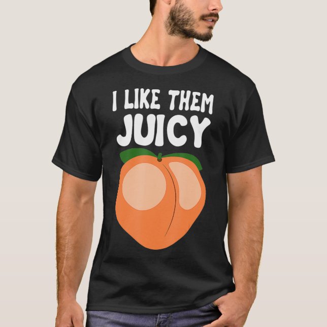 T-shirt Peach Nectarines Apricots Panier de fruits (Devant)