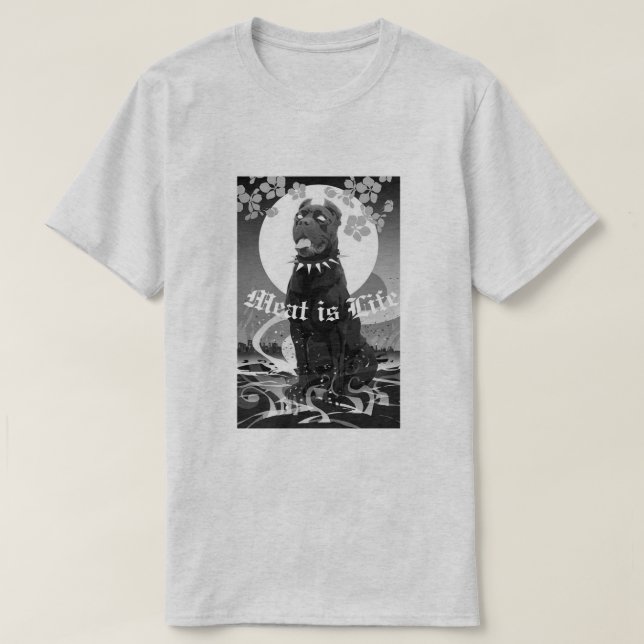 T-shirt Peaches Meat est chemise Life (Design devant)