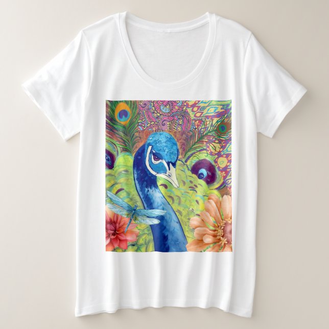 T-shirt Peacock (Design devant)