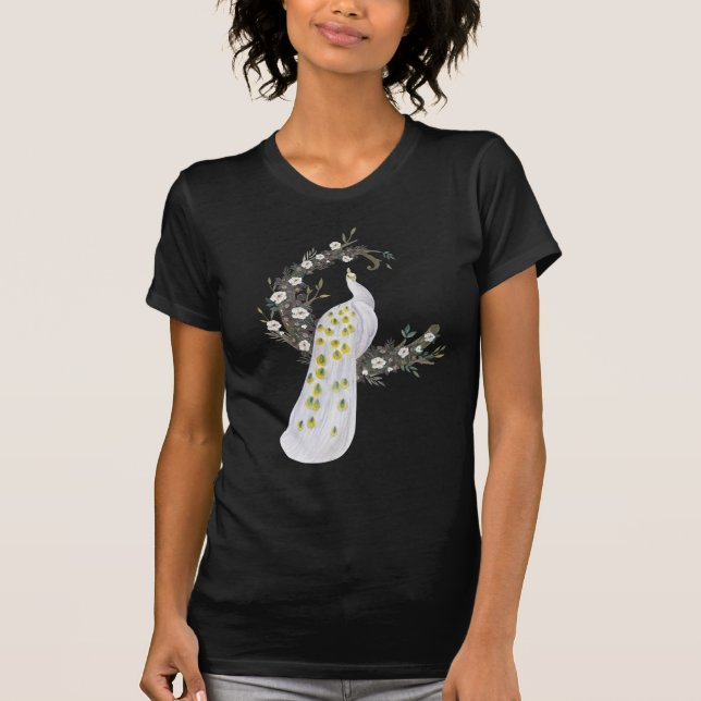 T-shirt Peacock avec Magnolia (Devant)