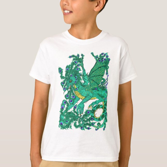 T-shirt Peacock Dragon (Devant)