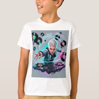 T - Shirt Peak Beats: DJ auf dem Gipfel"
