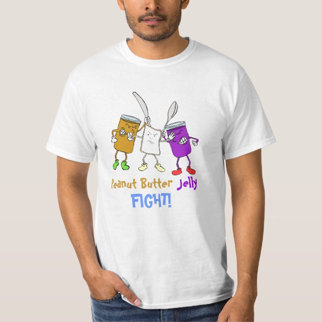 T-shirt PeanutButterJellyFight (Devant)