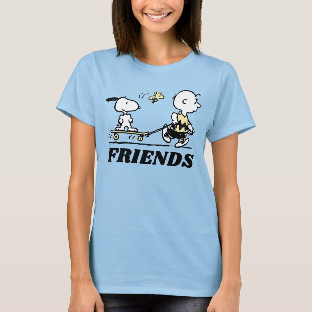 T-shirt PEANUTS | Amis Patinage (Devant)