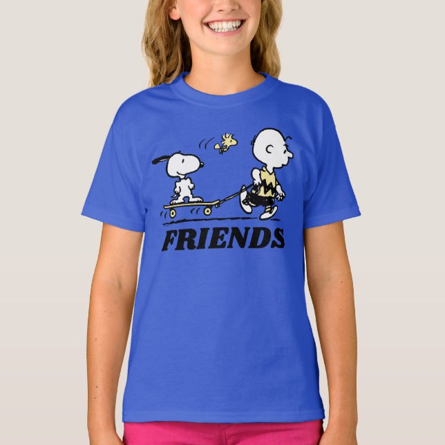 T-shirt PEANUTS | Amis Patinage (Devant)