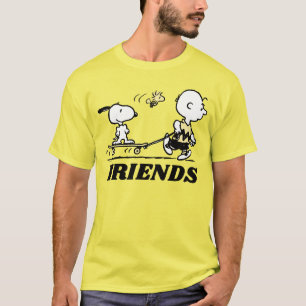 T-shirt PEANUTS Amis Patinage