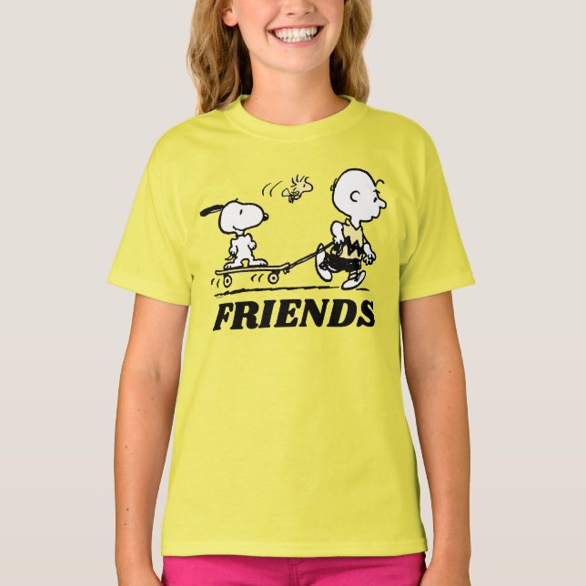 T-shirt PEANUTS | Amis Patinage (Devant)
