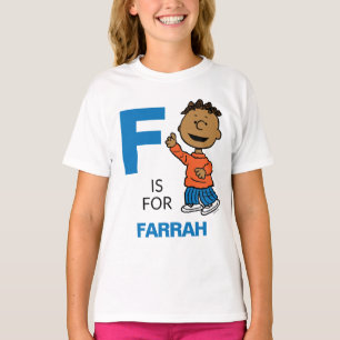 T-shirt PEANUTS   Franklin personnalisé