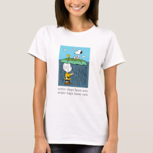 T-shirt Peanuts Jour Ensoleillé Jour Pluvieux Moitié & M
