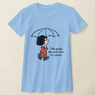 T-shirt Peanuts   Marcie sous le parapluie