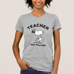 T-shirt Peanuts Snoopy Happy Dance Teacher