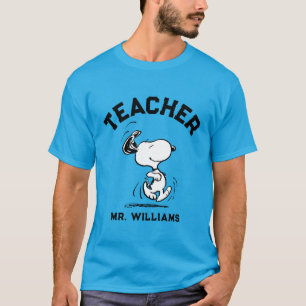 T-shirt Peanuts Snoopy Happy Dance Teacher
