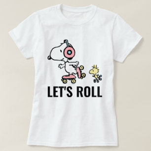 T-shirt PEANUTS Snoopy & Woodstock Roulons