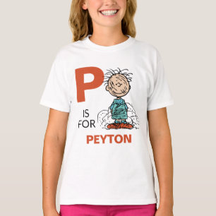 T-shirt PEANUTS   Stylo à pignon personnalisé