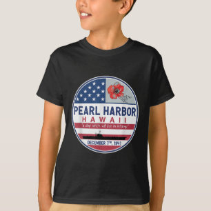 T-shirt Pearl Harbor Memorial Hawaii Vintage États-Unis Jo