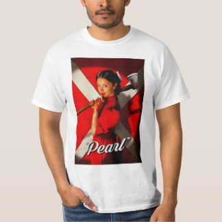 T-shirt " Pearl Movie rouge"