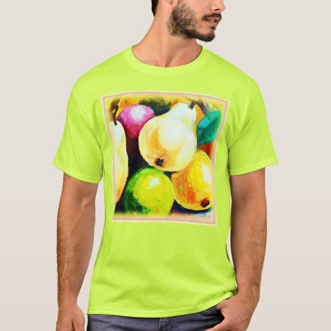 T-shirt "Pears Tree" Joli Design. Commandez dès maintenant (Devant)