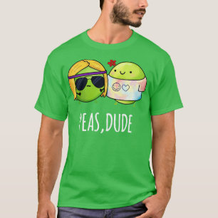 T-shirt Peas Dué Cute Hippie Pea Pun