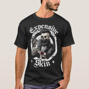 T-shirt Peau cher amusant Artiste Encre Encre Encaissé Tat