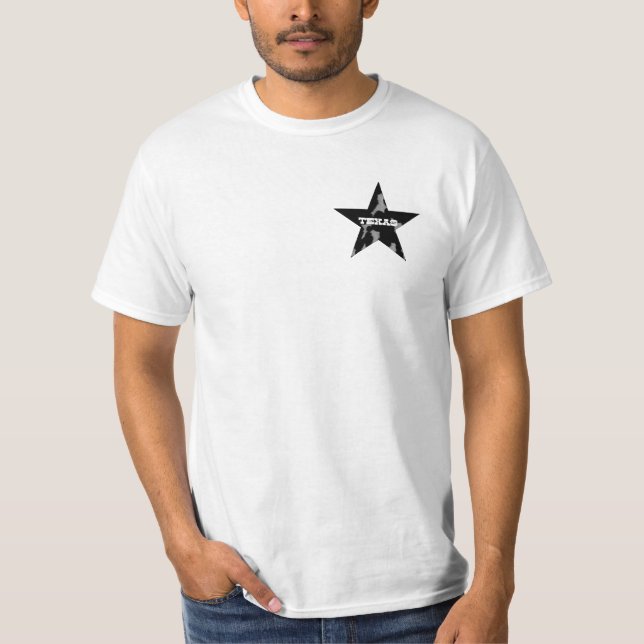 T-shirt peau de vache à étoile de Texas (Devant)