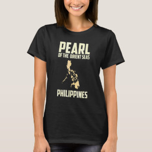 T-shirt Peau Phili Graphique Des Philippines De La Mer D'O