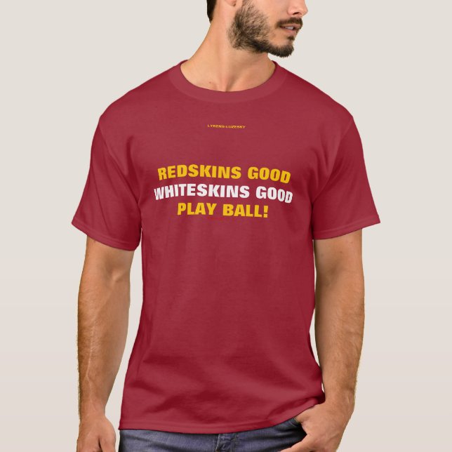 T-SHIRT PEAUX ROUGES BONS, WHITESKINS BON (Devant)