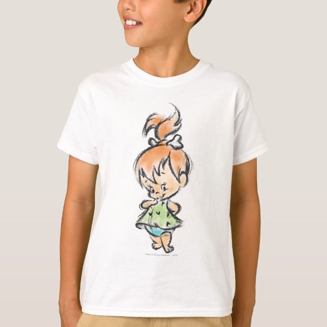 T-shirt PEBBLES™ - Dessin à main (Devant)