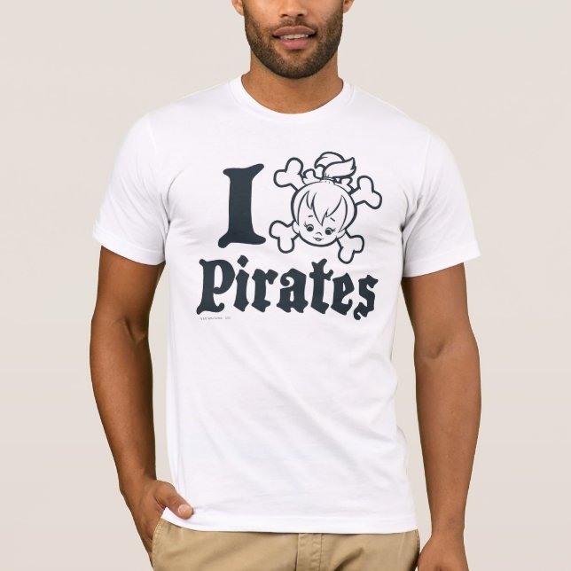 T-shirt PEBBLES™ Le pirate (Devant)