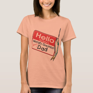 T-shirt Pêchant, bonjour mon nom est