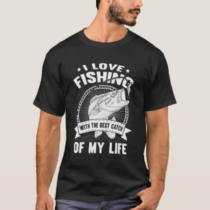 T-shirt Pêche 365 J'Aime Pêcher Avec La Meilleure Capture 