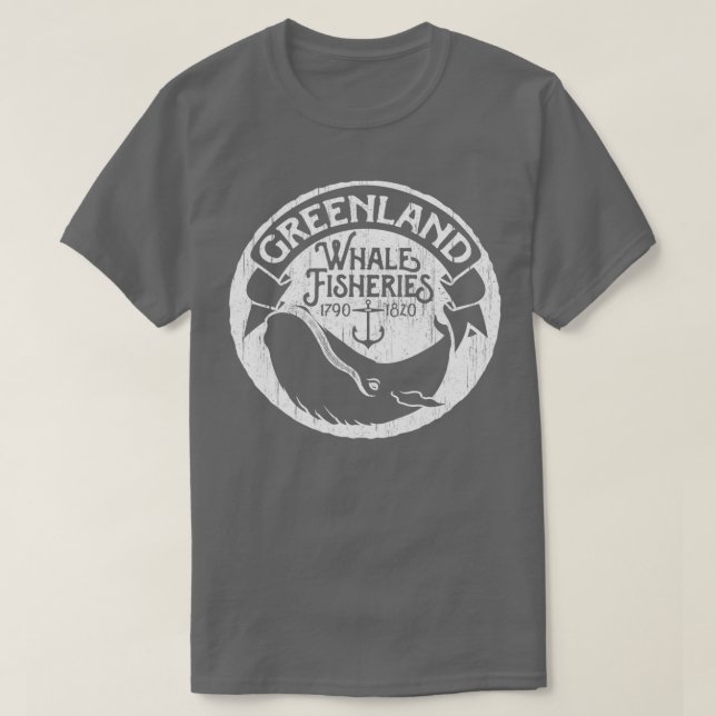 T-shirt Pêche à la baleine du Groenland (Design devant)