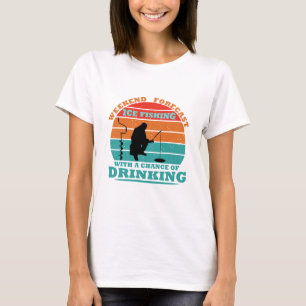 T-shirt Pêche à la glace drôle