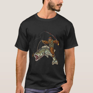 T-shirt Pêche à la grande bouche B Bigfoot Pêcheur