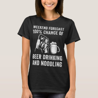 T-shirt Pêche à la main Catfish Noodé Bière Pêche à la mai