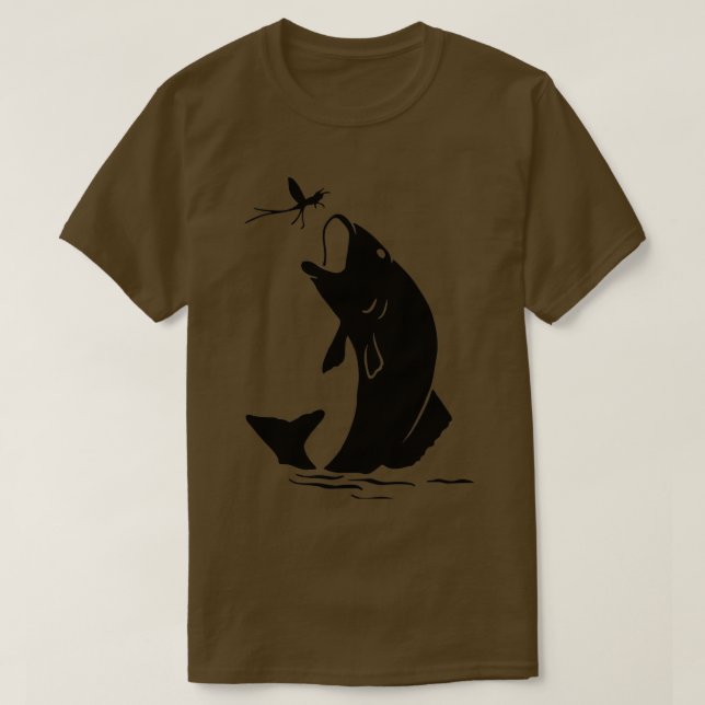 T-shirt Pêche à la mouche (Design devant)