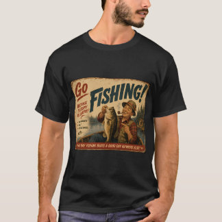 T-shirt Pêche à la mouche au coucher du soleil