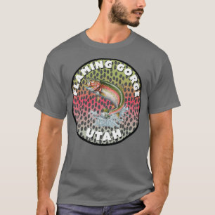 T-shirt Pêche à la mouche de la Gorge flamboyante jusqu'à