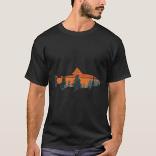 T-shirt Pêche à la mouche de truite Nature Extérieur Cadea