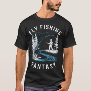 T-shirt Pêche à la mouche Fantaisie
