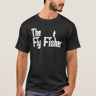 T-shirt Pêche à la mouche Père Sportsman Pêcheur extérieur
