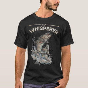 T-shirt Pêche à la mouche Truite Whisperer plaisanteries P
