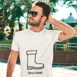 T-shirt Pêche à la neige